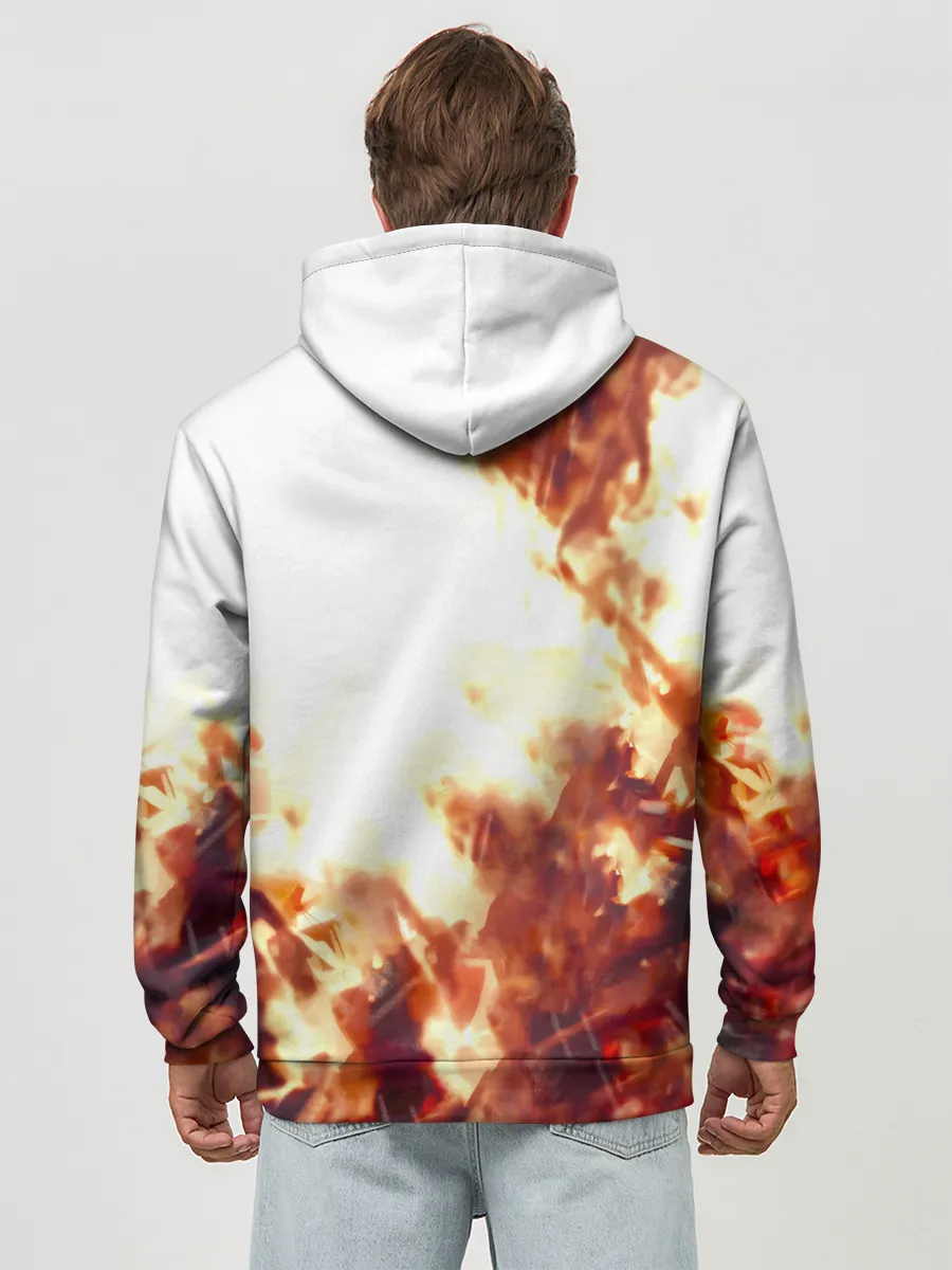 Худи мужской база хлопок / Канеки Кен в огне