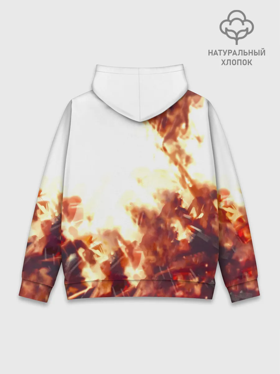 Худи мужской база хлопок / Канеки Кен в огне