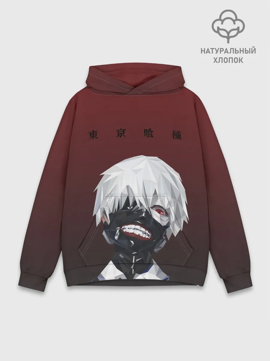 Худи мужской база хлопок / Канеки Кен Токийский гуль