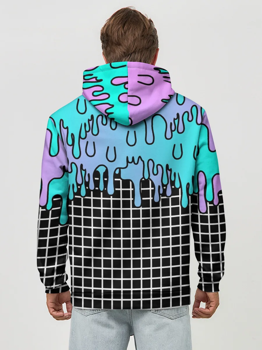 Худи мужской база хлопок / Beach MIami