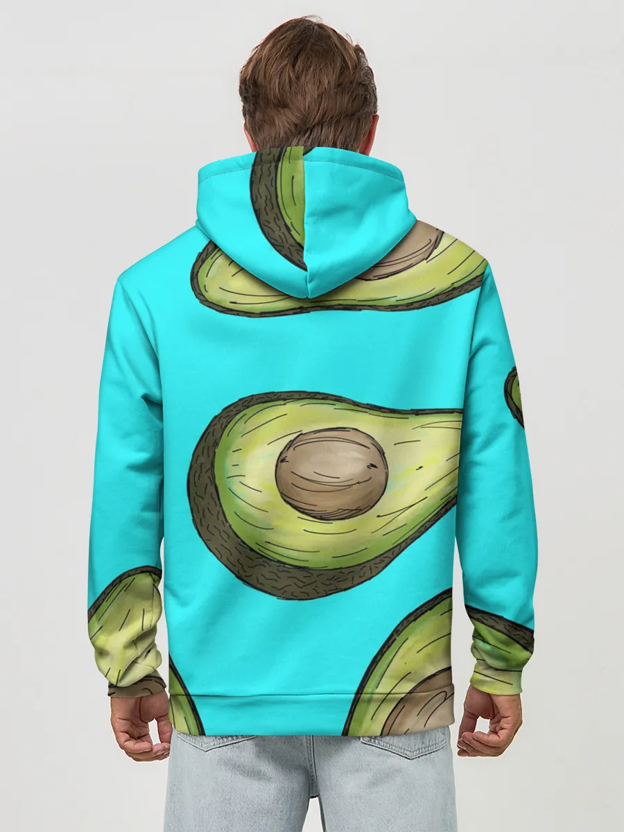 Худи мужской база хлопок / Авакадо