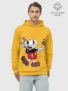 Худи мужской база хлопок / CUPHEAD | КАПХЕД
