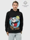 Худи мужской база хлопок / CUPHEAD | КАПХЕД