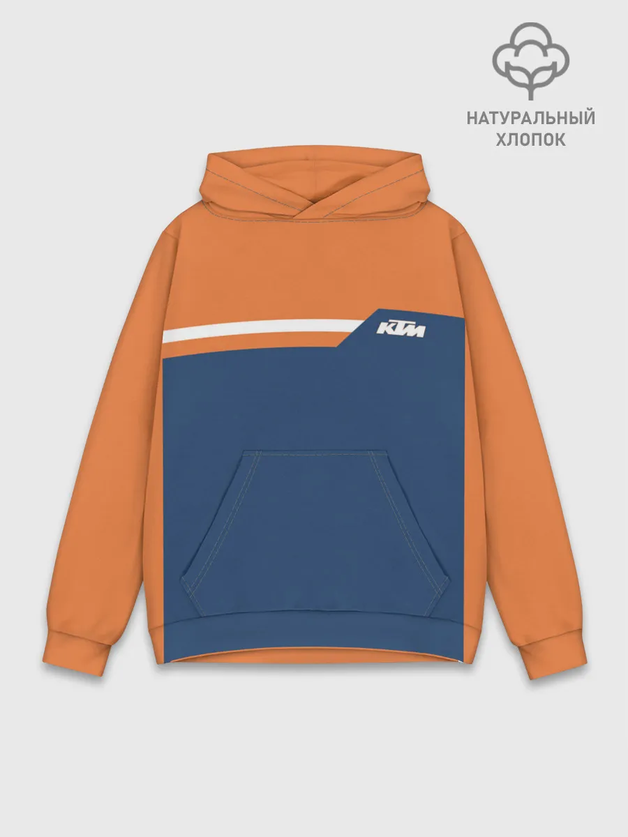 Худи мужской база хлопок / KTM | КТМ