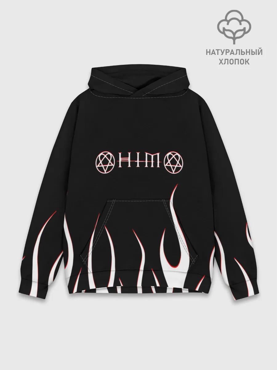 Худи мужской база хлопок / HIM.