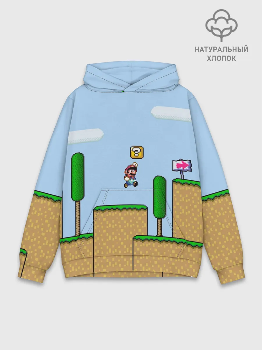 Худи мужской база хлопок / Mario