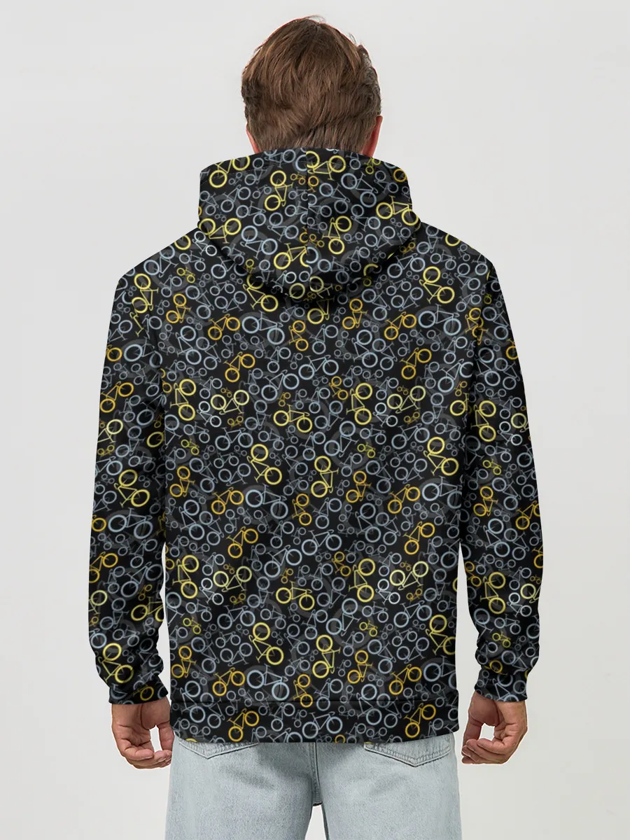 Худи мужской база хлопок / Велосипеды