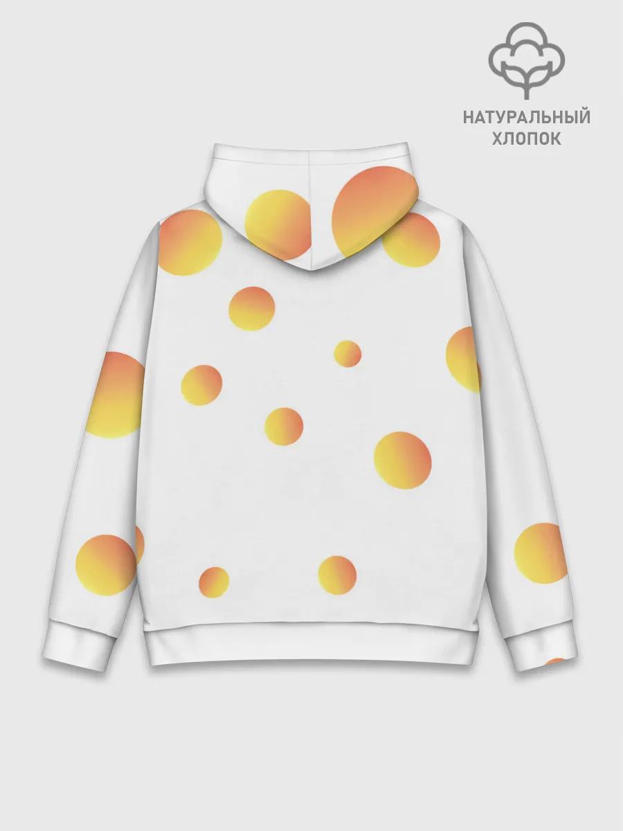 Худи мужской база хлопок / Kaneki Ken желтые круги