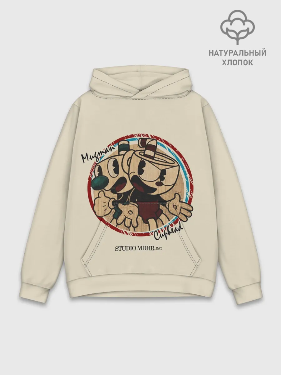Худи мужской база хлопок / CUPHEAD