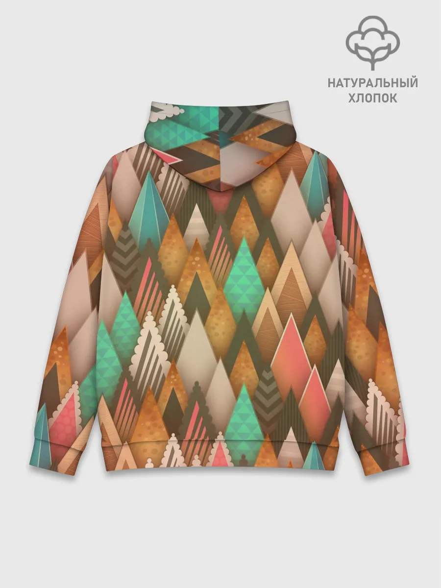 Худи мужской база хлопок / Острые пики