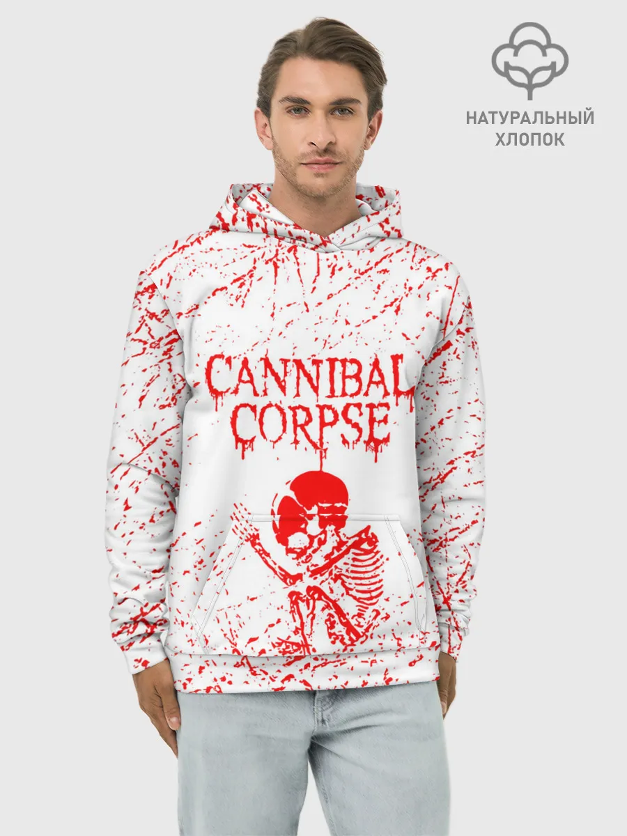 Худи мужской база хлопок / cannibal corpse