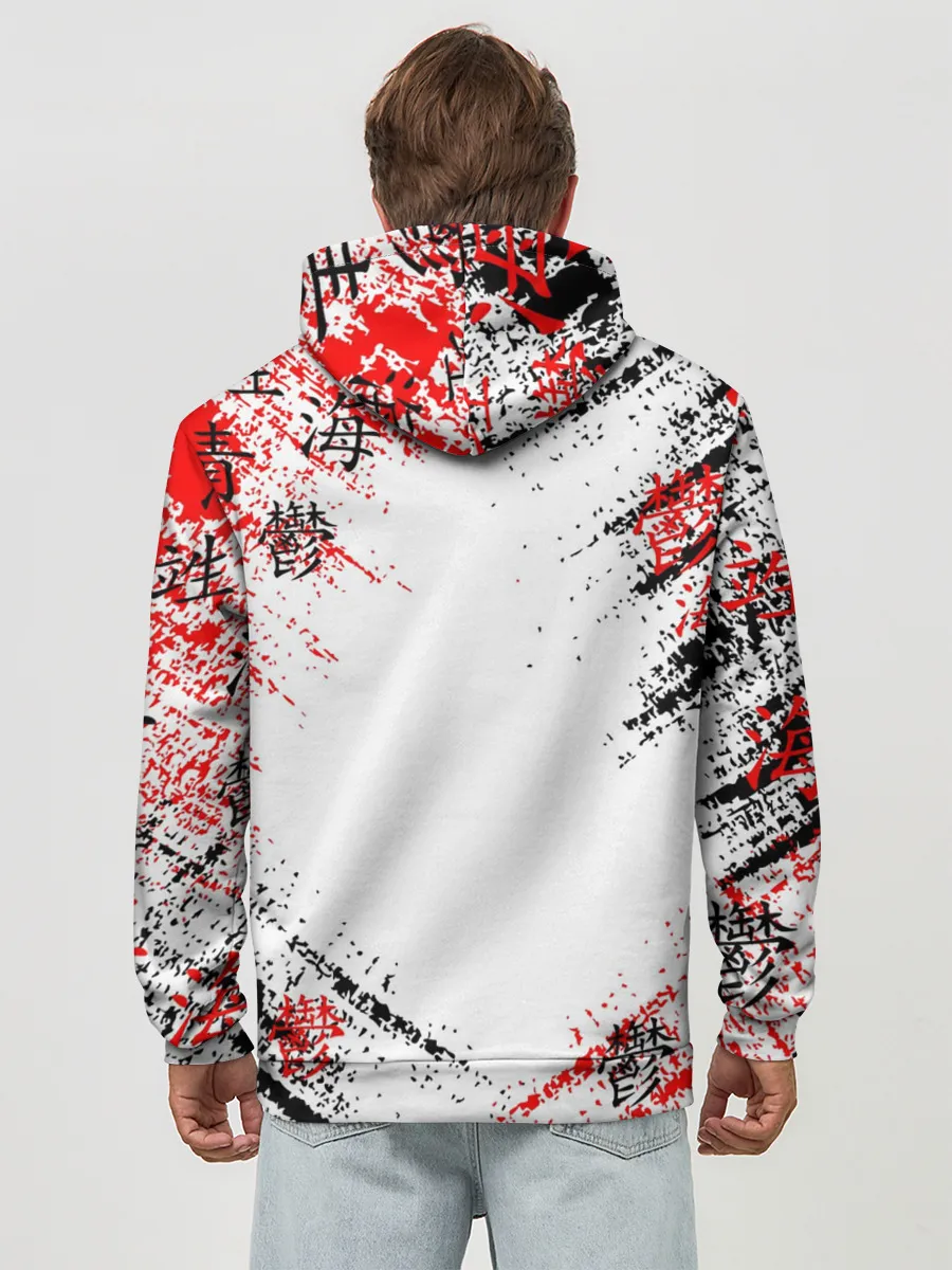 Худи мужской база хлопок / Силует Токийского Гуля