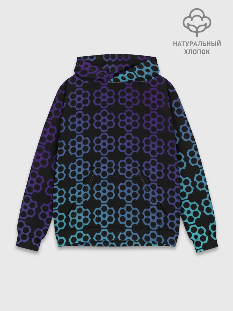 Худи мужской база хлопок / Оружейный Барабан