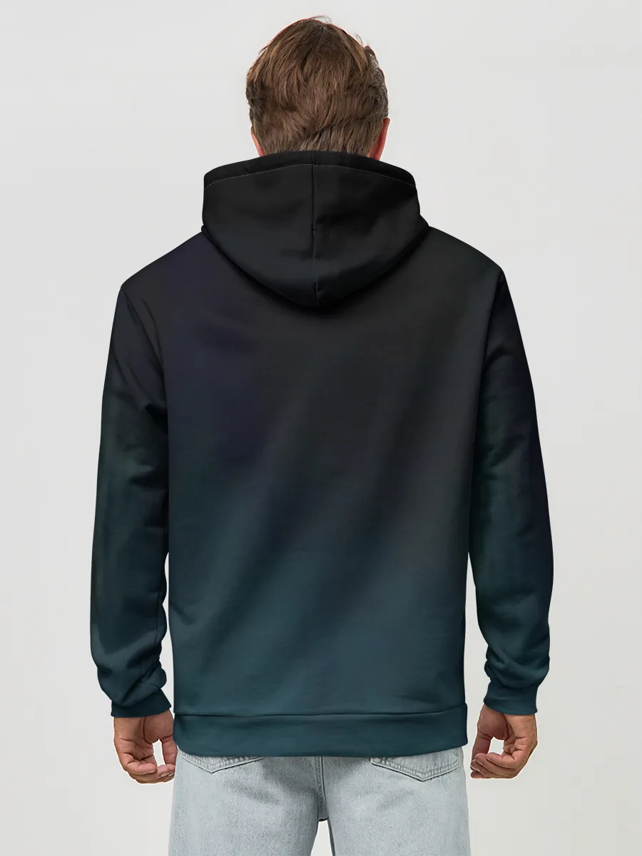 Худи мужской база хлопок / Гию Томиока Kimetsu no Yaiba