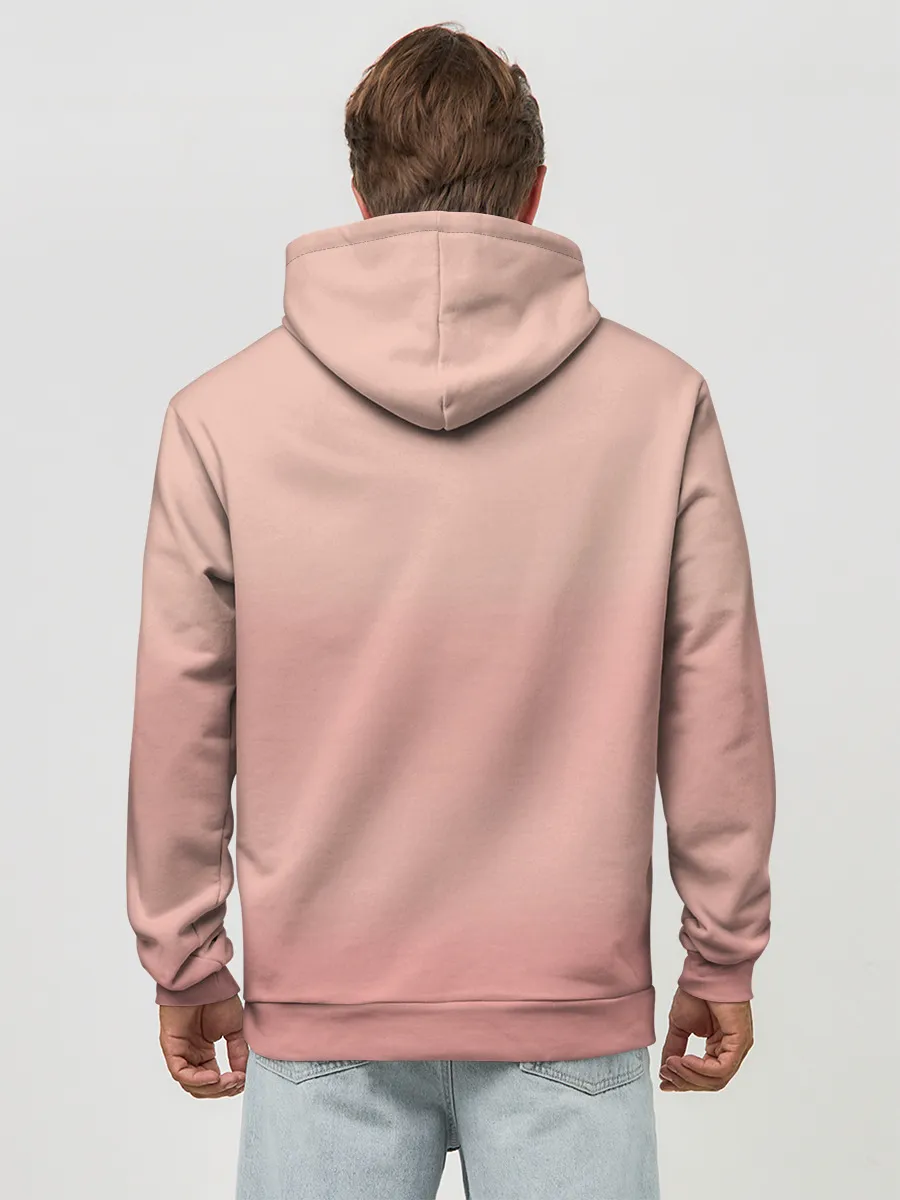 Худи мужской база хлопок / Bunny Girl apricot