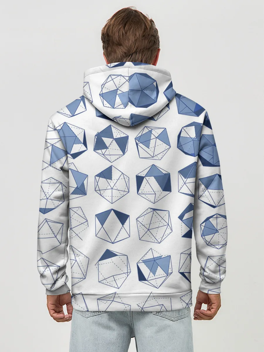 Худи мужской база хлопок / Геометрические фигуры