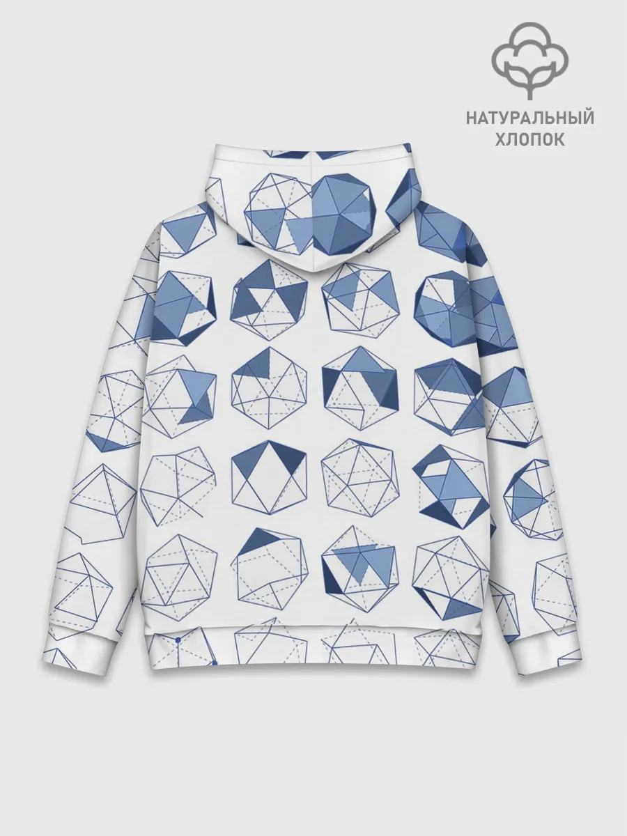 Худи мужской база хлопок / Геометрические фигуры