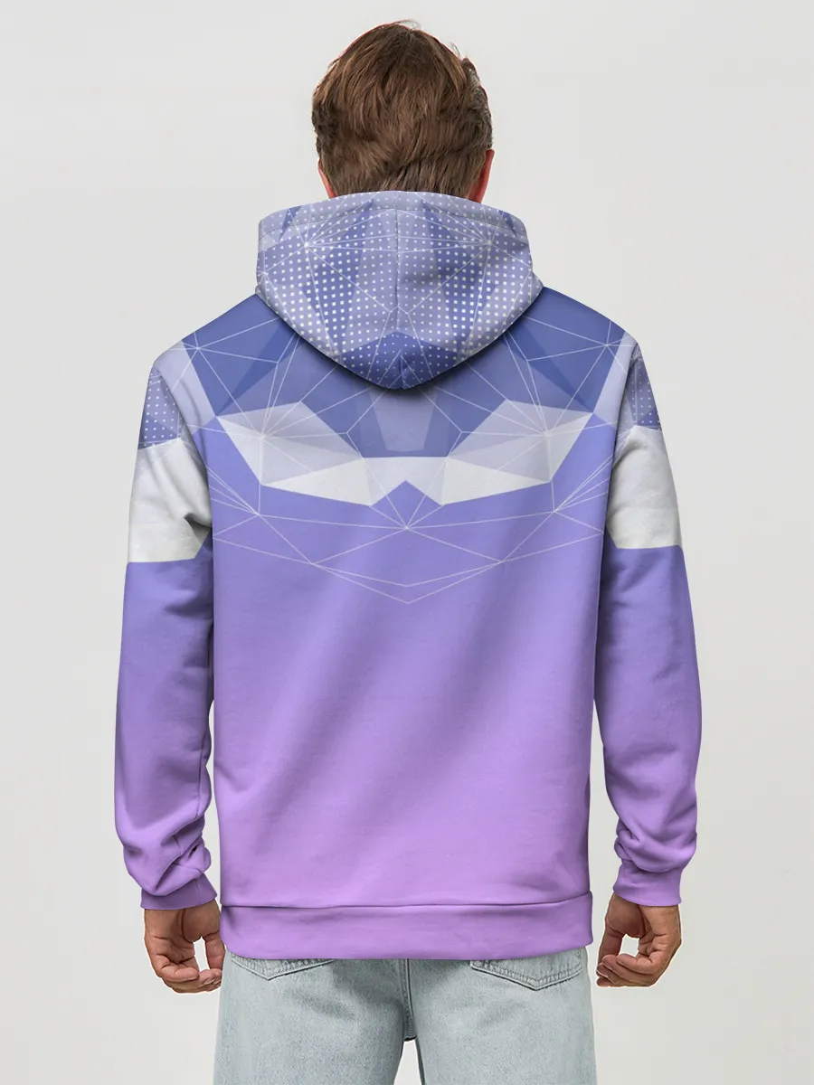 Худи мужской база хлопок / Геометрия