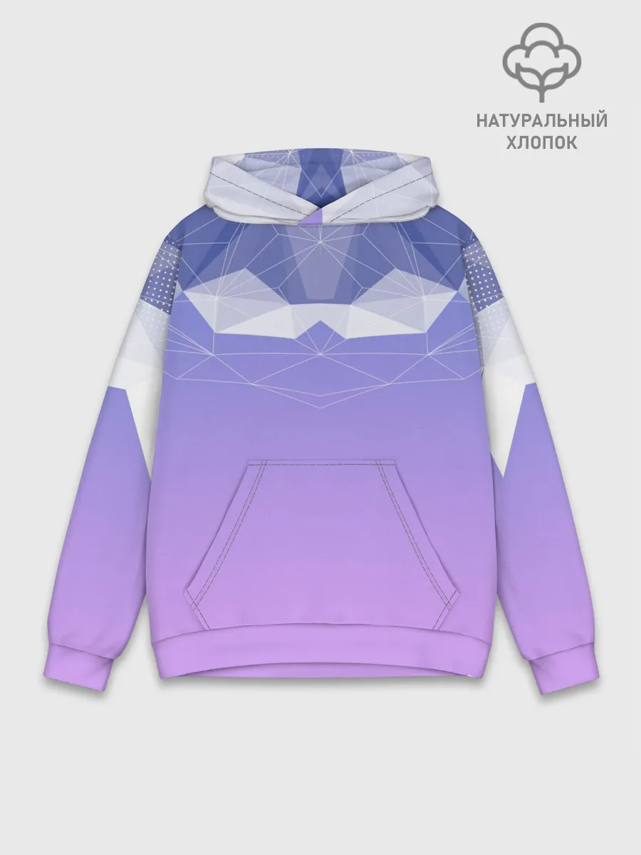 Худи мужской база хлопок / Геометрия