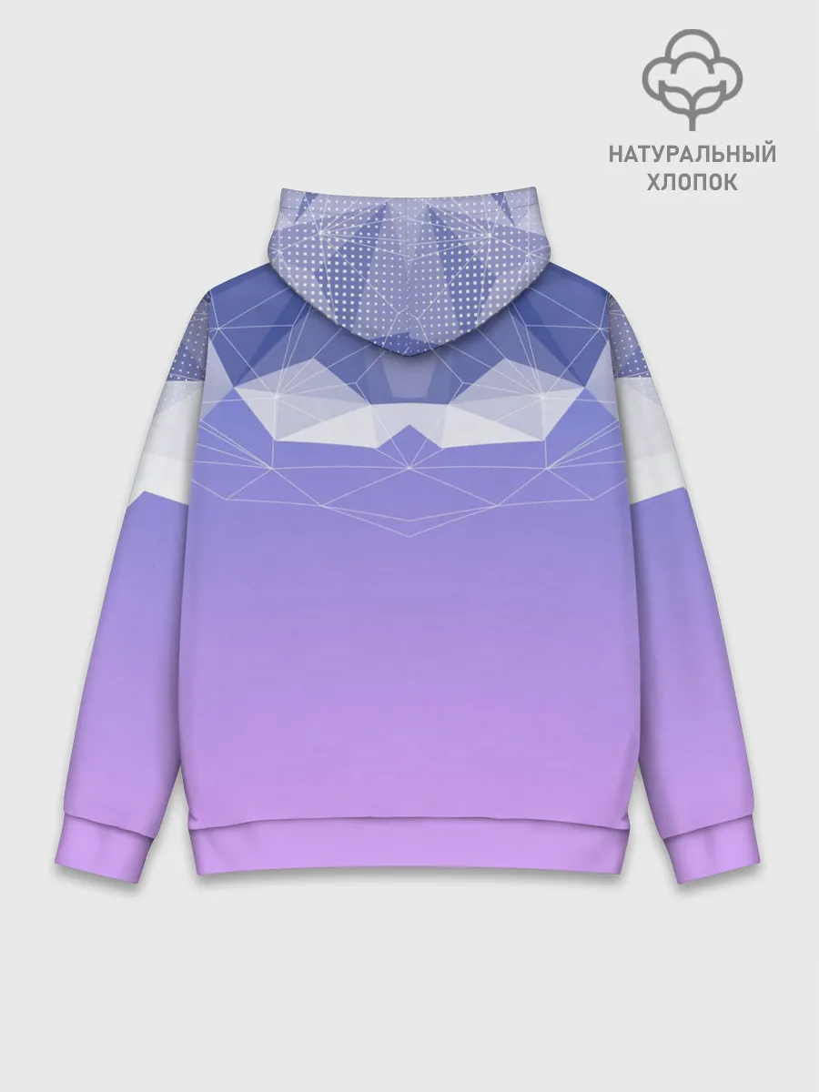 Худи мужской база хлопок / Геометрия