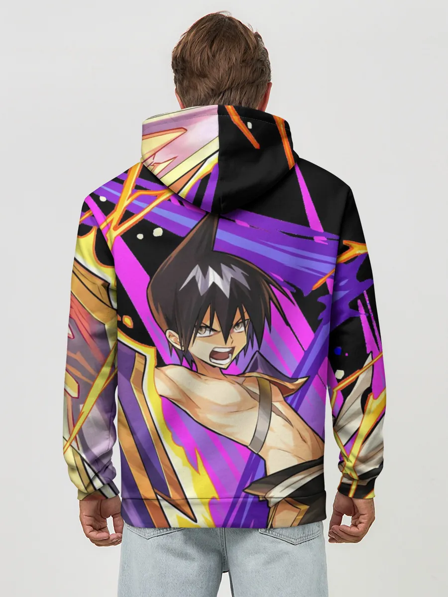 Худи мужской база хлопок / Шаман Кинг