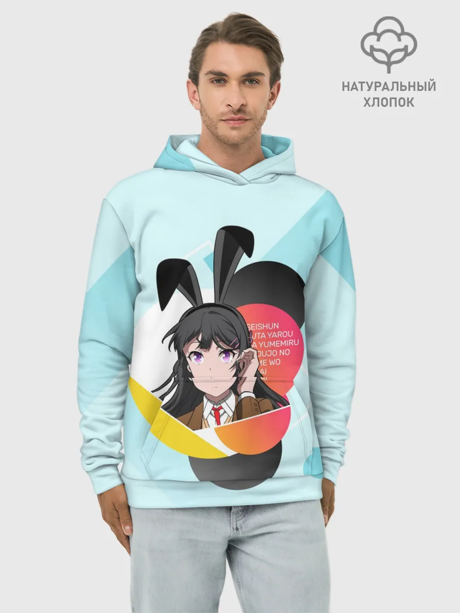 Худи мужской база хлопок / Mai