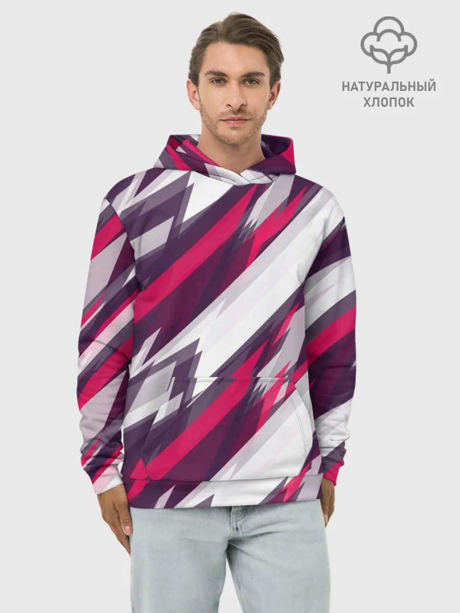 Худи мужской база хлопок / Абстракция ,,Пламя