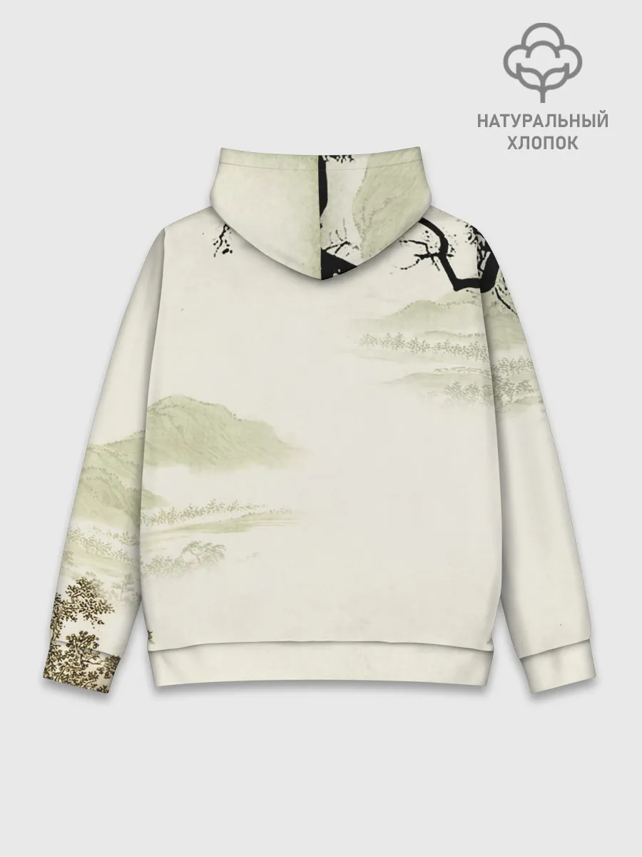 Худи мужской база хлопок / Kamado Tanjiro зарисовка