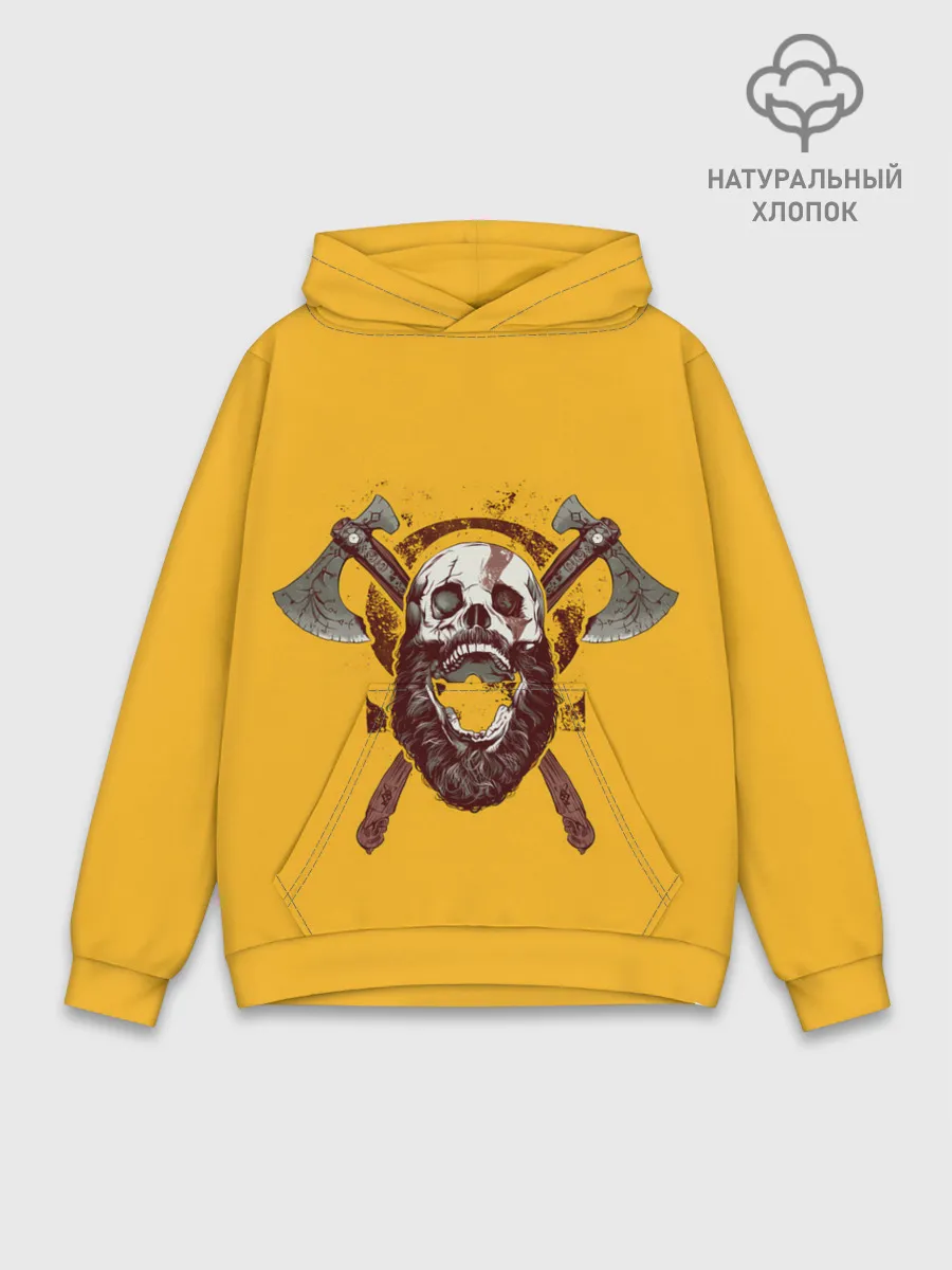 Худи мужской база хлопок / Battle roar