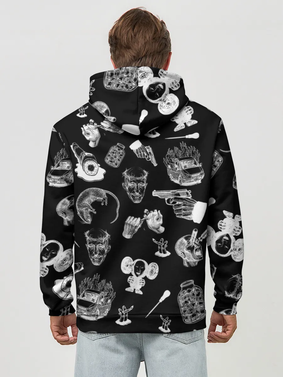 Худи мужской база хлопок / КРОВОСТОК ТАТУИРОВКИ