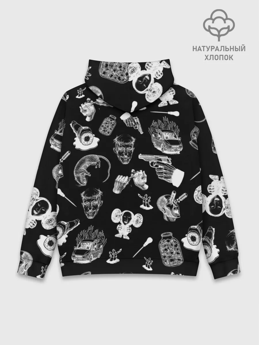 Худи мужской база хлопок / КРОВОСТОК ТАТУИРОВКИ