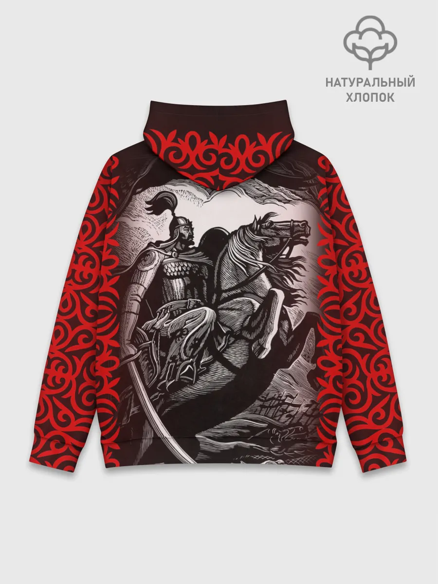 Худи мужской база хлопок / МАНАС Баатыр