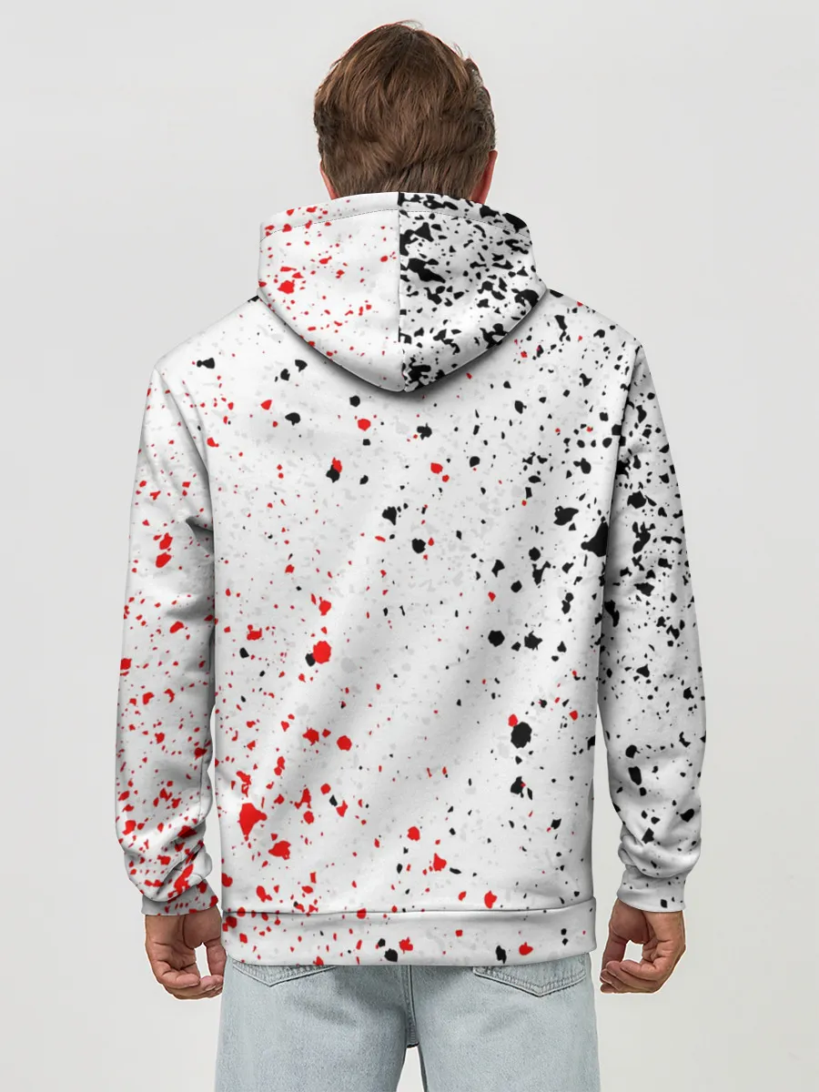 Худи мужской база хлопок / ОСТРЫЕ КОЗЫРЬКИ