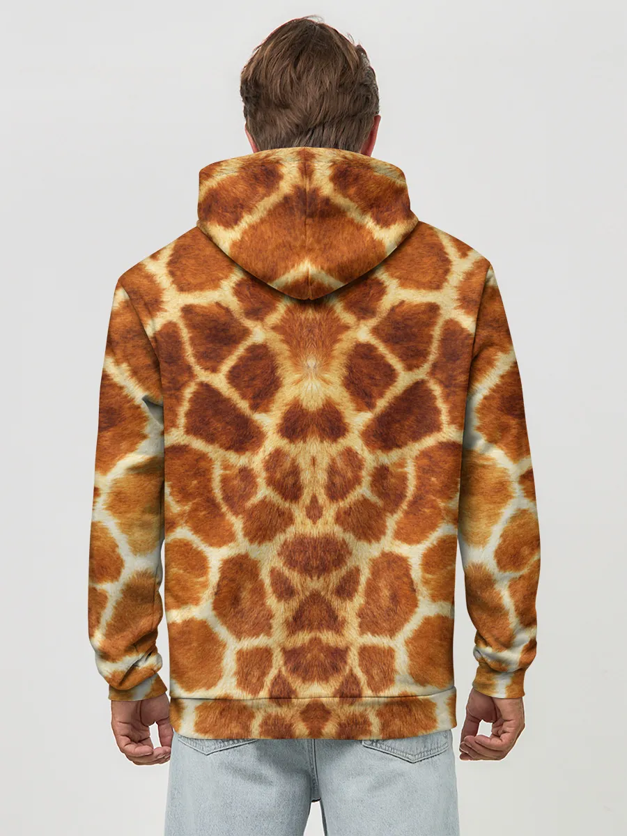 Худи мужской база хлопок / Жираф