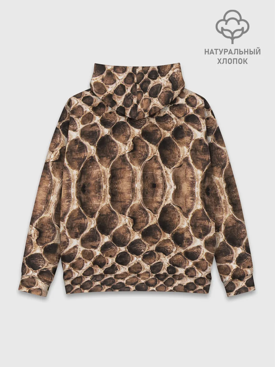 Худи мужской база хлопок / Snake Skin