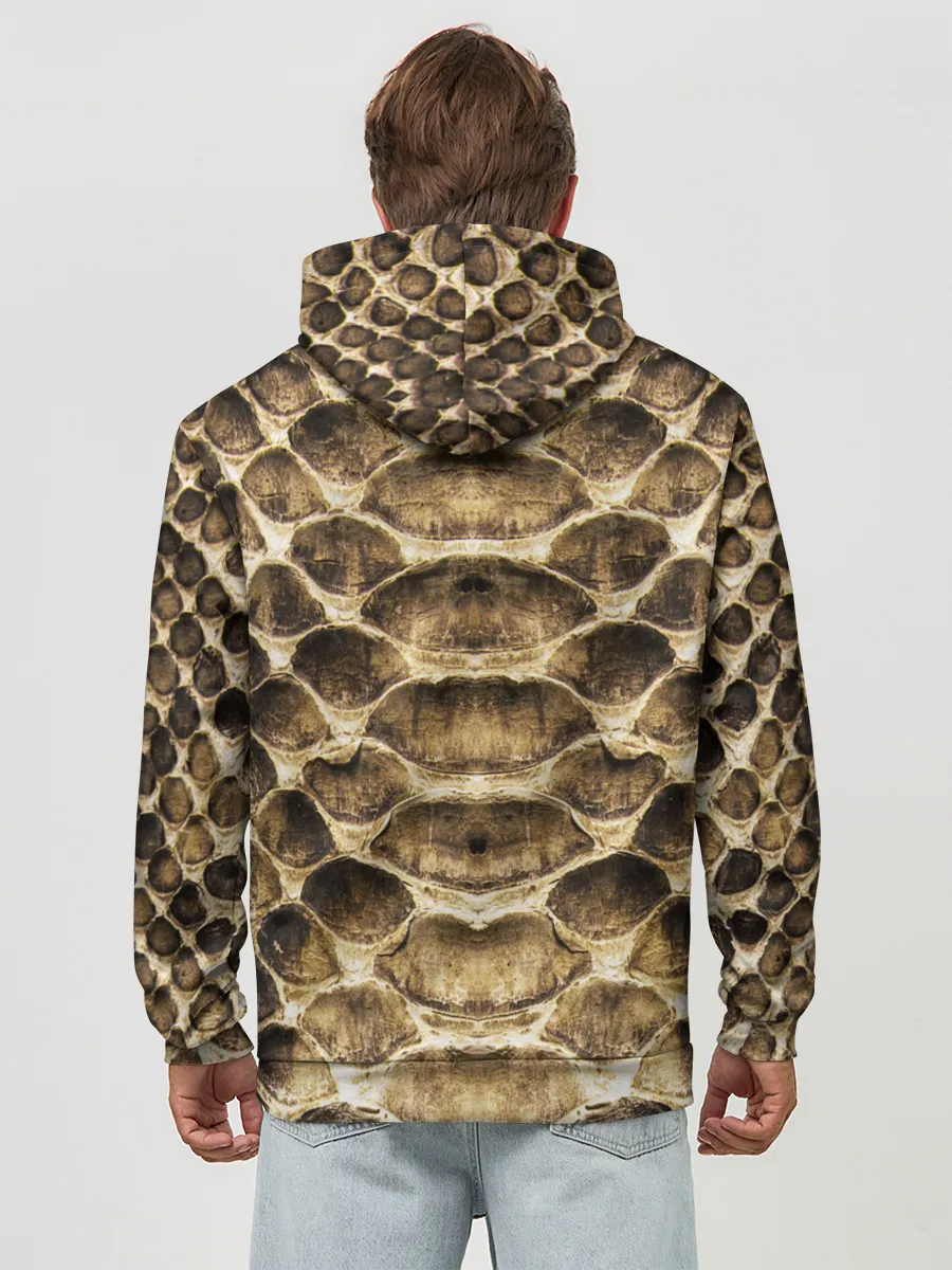 Худи мужской база хлопок / Змеиная кожа