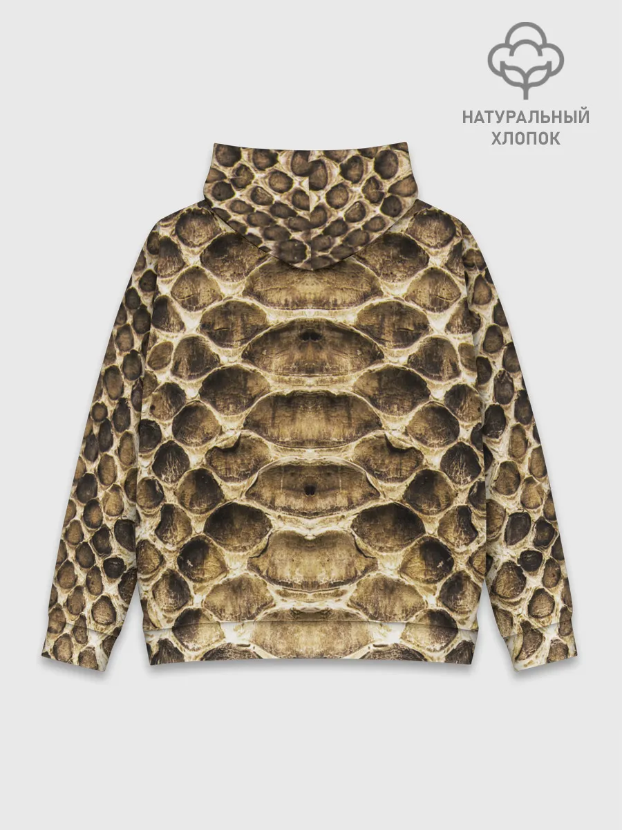 Худи мужской база хлопок / Змеиная кожа