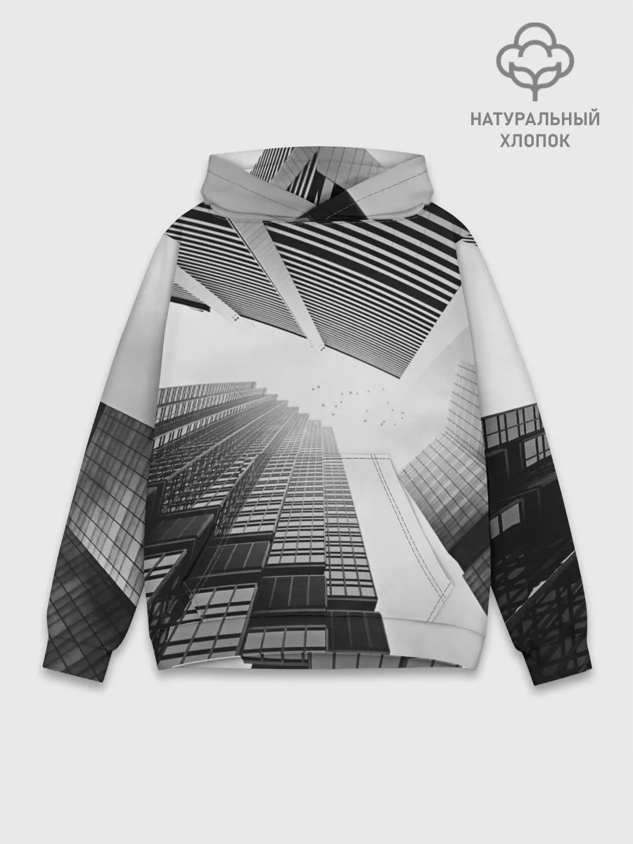 Худи мужской база хлопок / Минимализм
