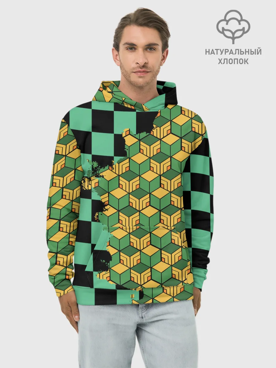 Худи мужской база хлопок / ТАНДЖИРО И ТОМИОКА