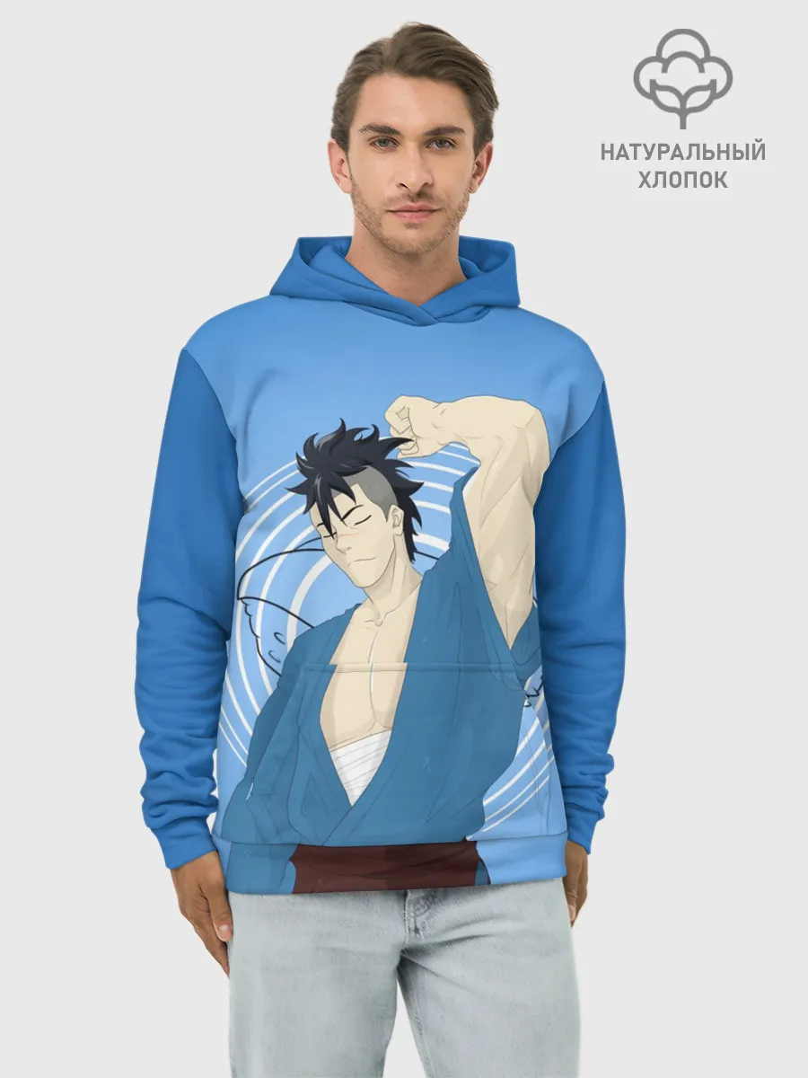 Худи мужской база хлопок / Food wars Shokugeki no Soma