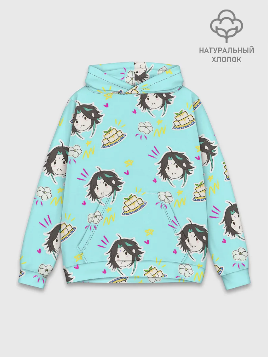 Худи мужской база хлопок / Сяо и тофу