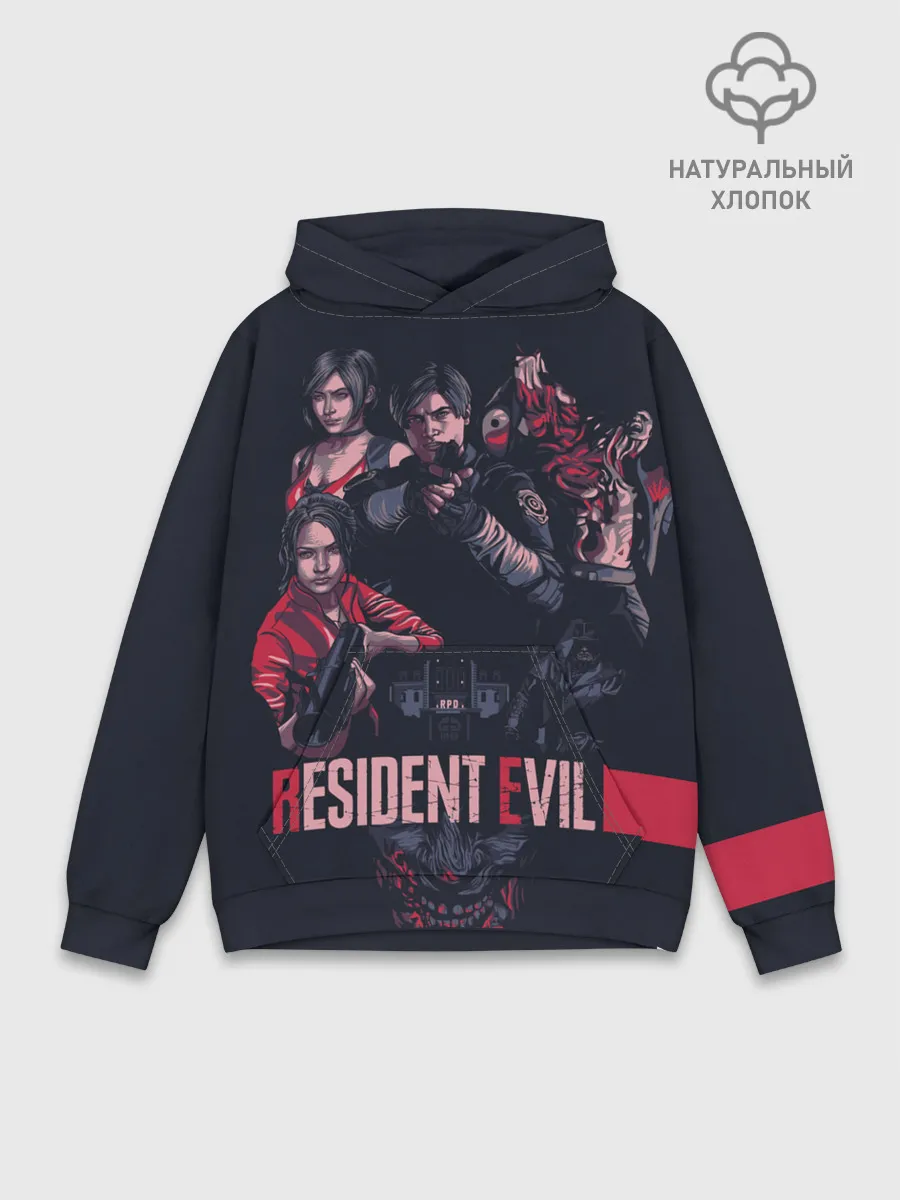 Худи мужской база хлопок / Обитель зла