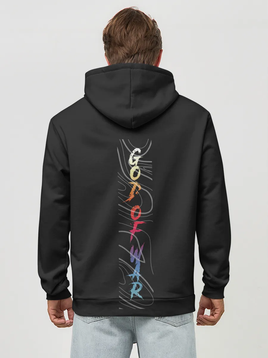 Худи мужской база хлопок / Rainbow of war