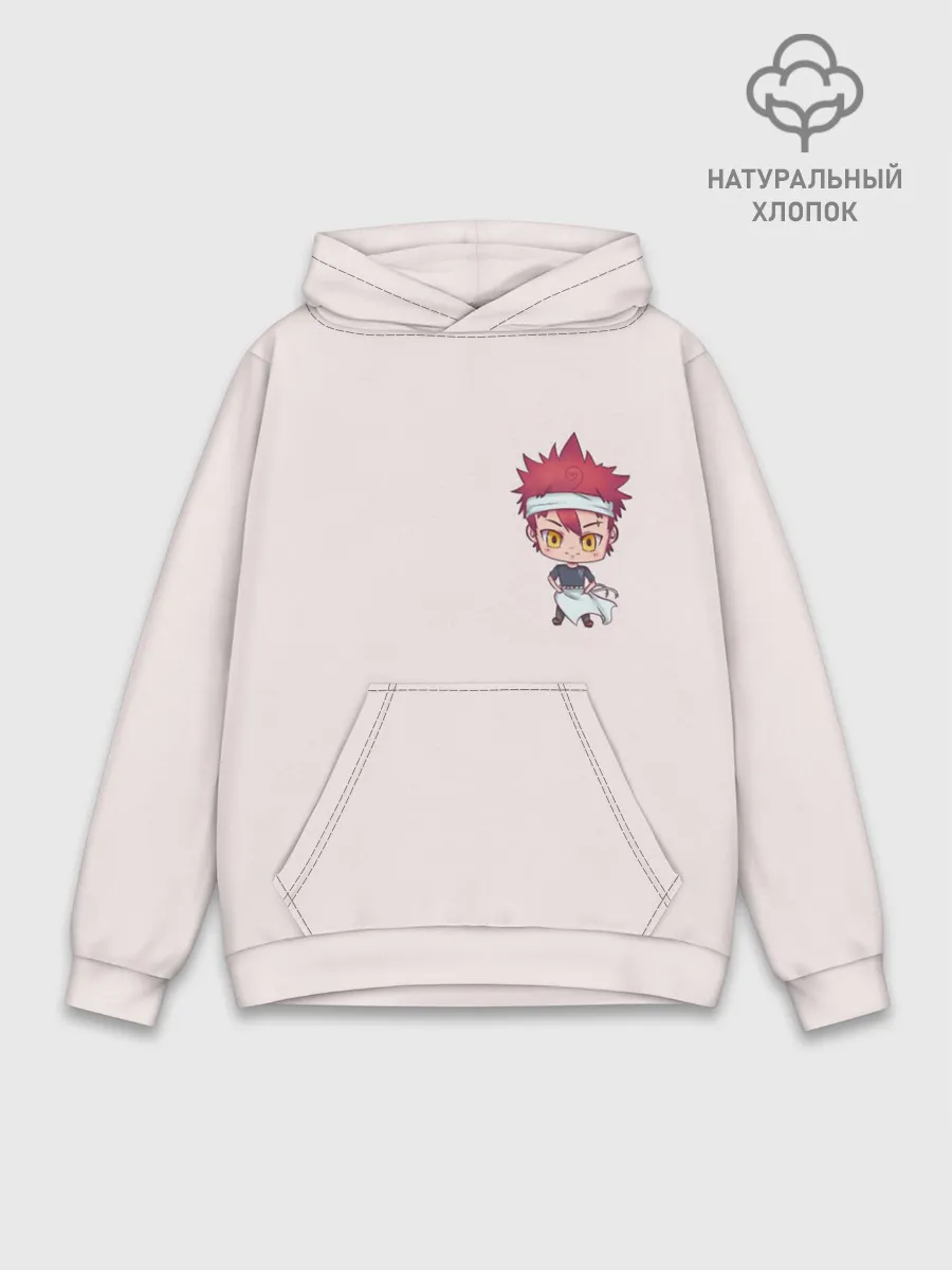 Худи мужской база хлопок / Повар боец Сома