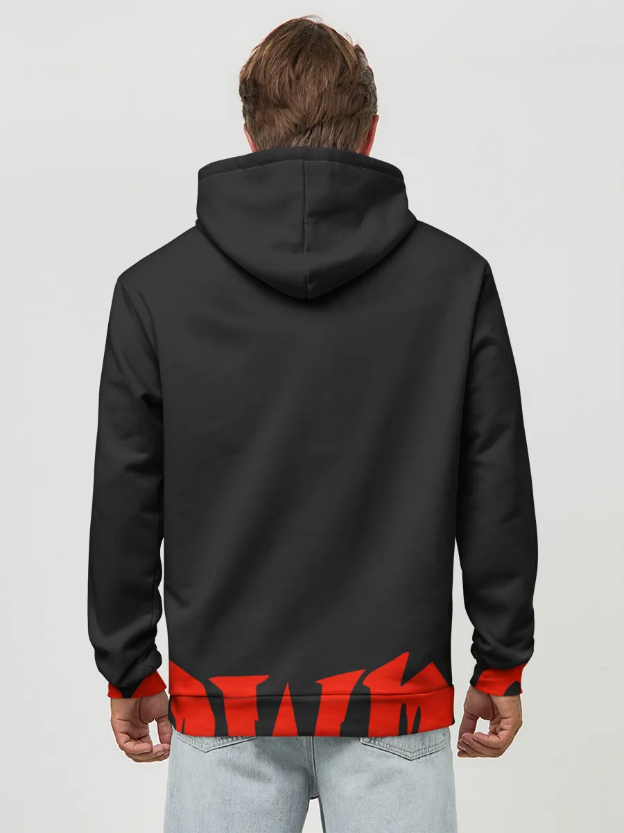 Худи мужской база хлопок / Cat of war