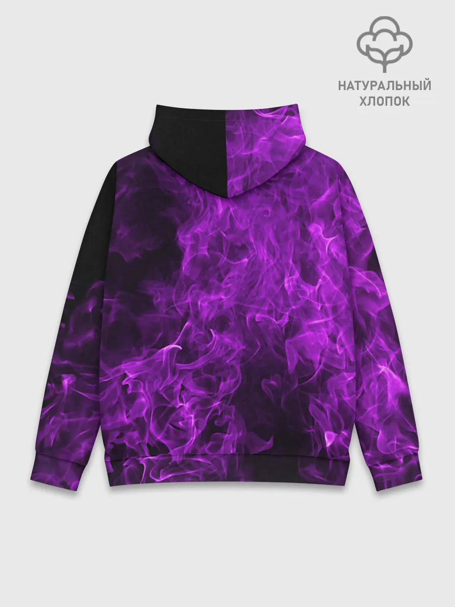 Худи мужской база хлопок / Violet Fire