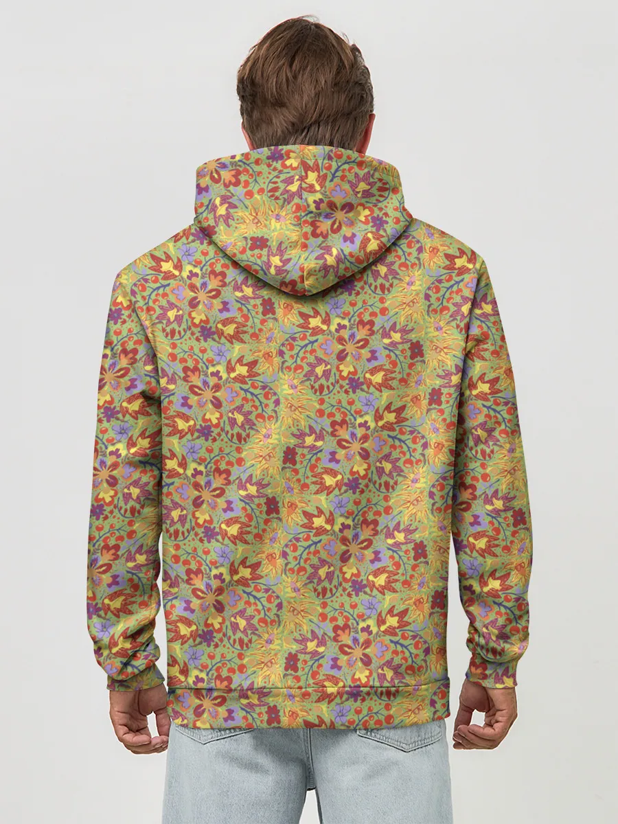 Худи мужской база хлопок / Волшебный лес.