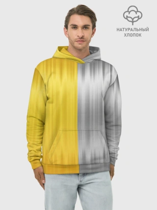 Худи мужской база хлопок / Gold and Silver