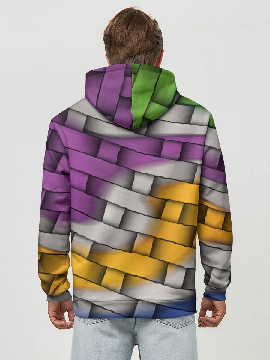 Худи мужской база хлопок / АБСТРАКТ