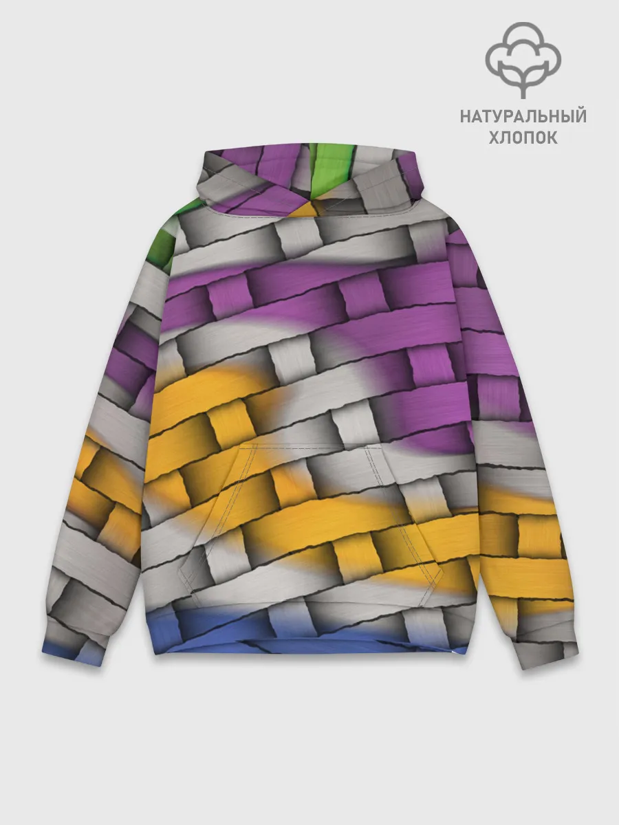 Худи мужской база хлопок / АБСТРАКТ